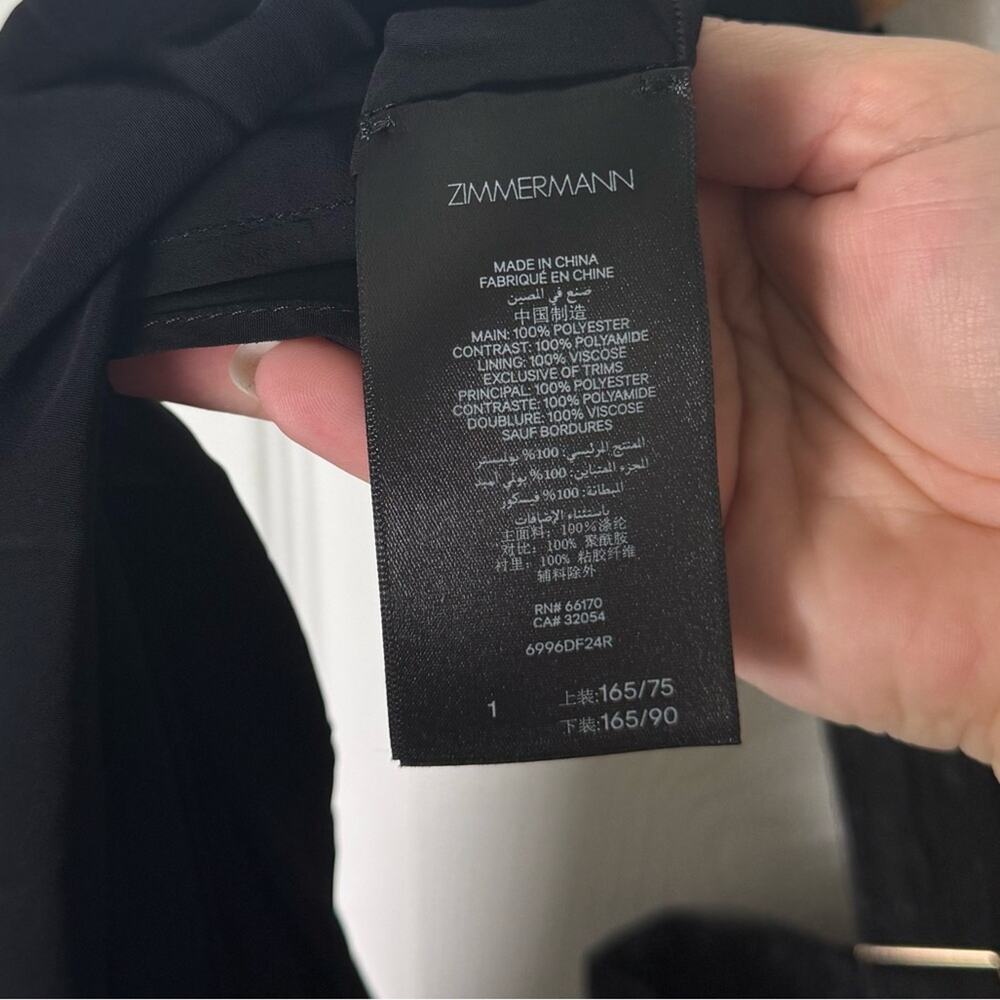 Zimmermann Tulle Midi Dress in Black 1 / 6 - Picture 10 of 10